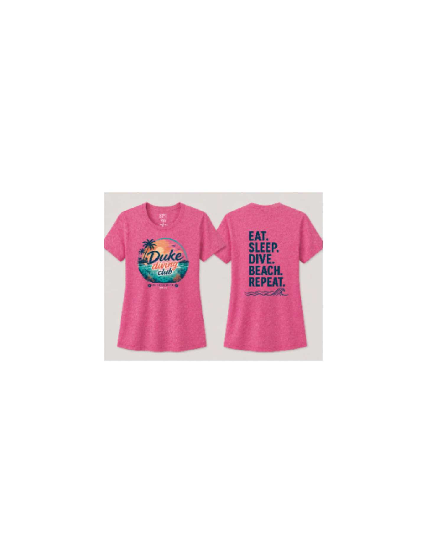 Duke Diving Pink PR T-Shirt