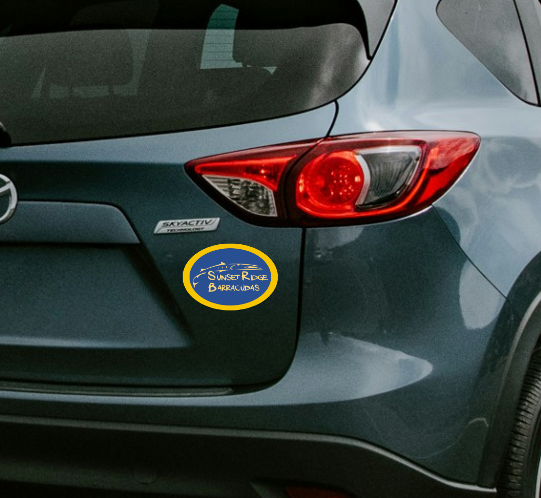 Barracudas Car Magnet