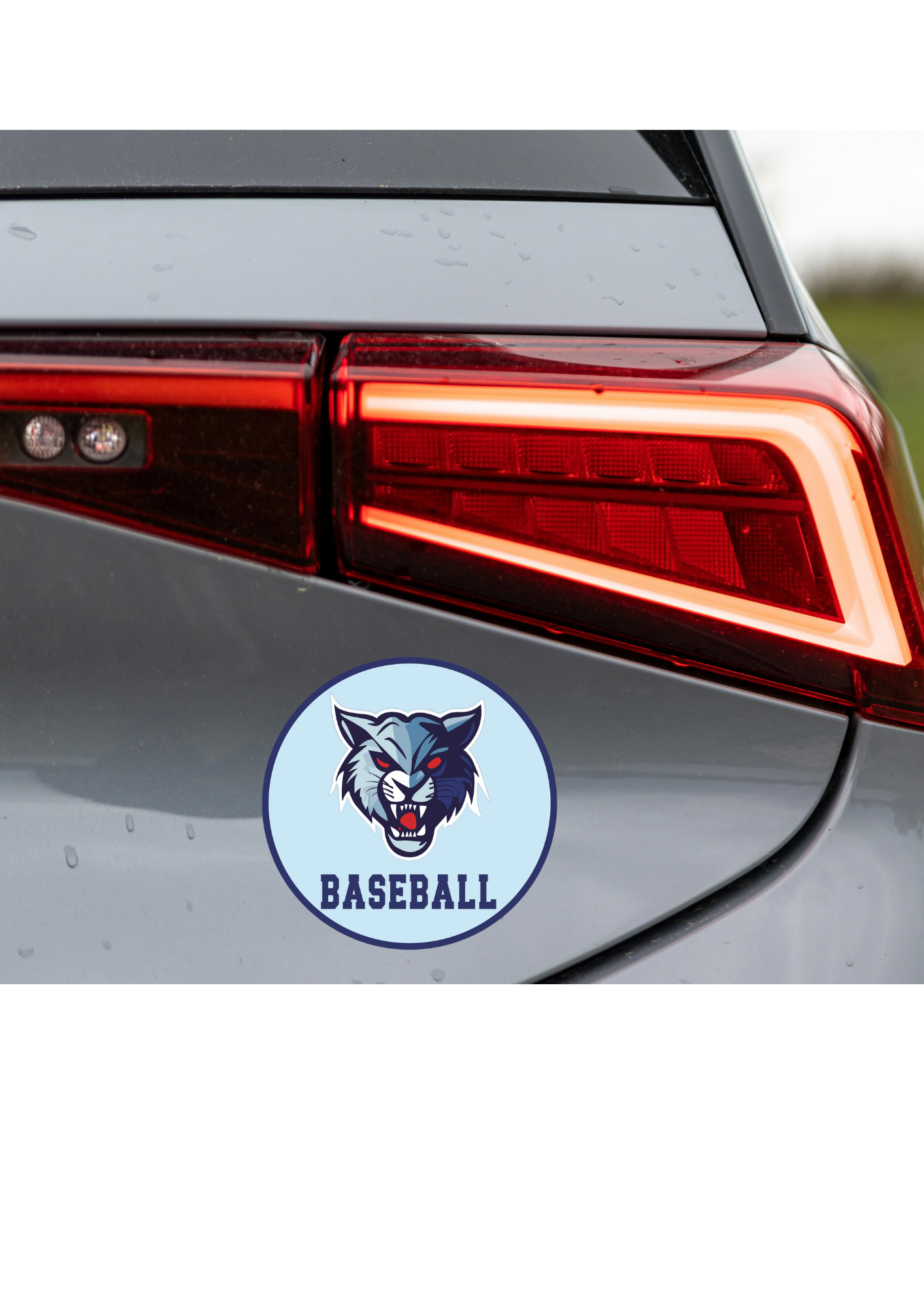 Lynx Round Car Magnet
