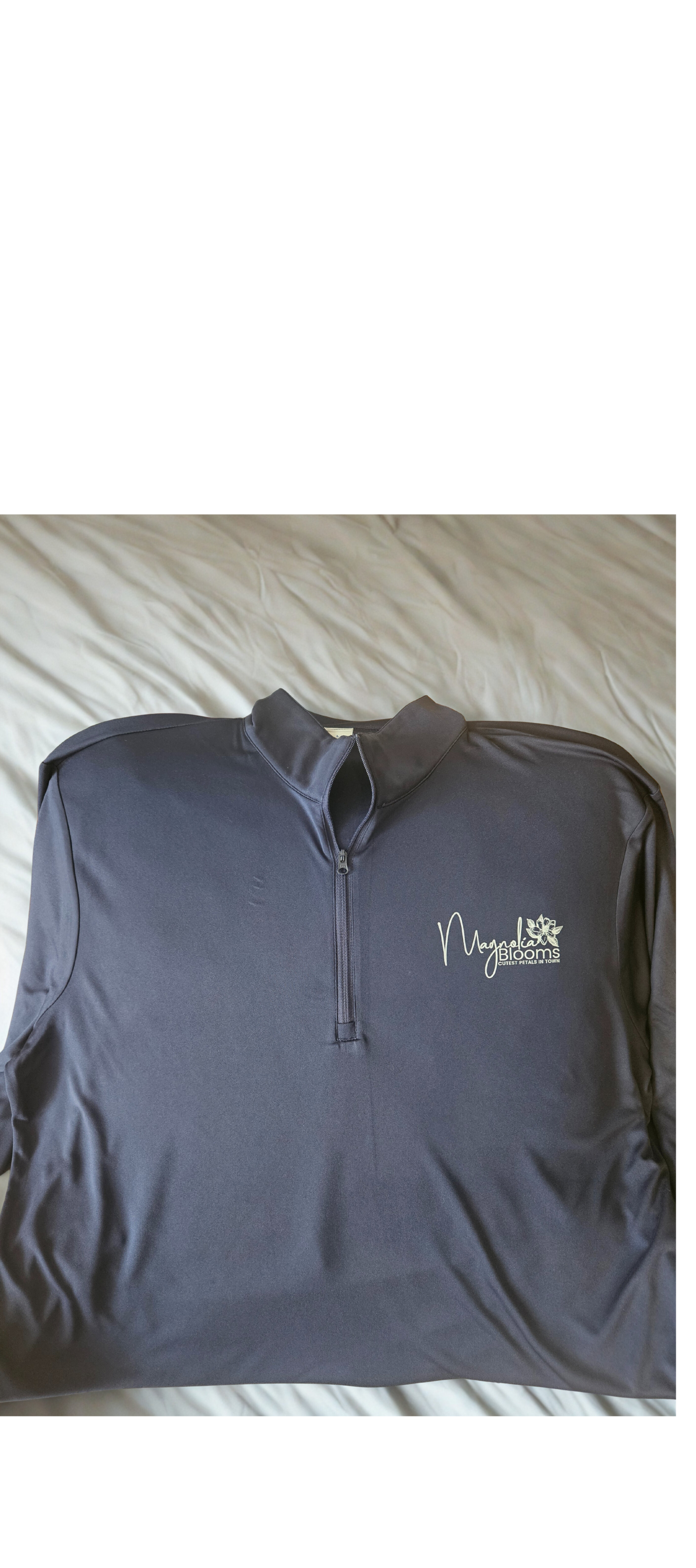 Magnolia Blooms 1/4 zip pullover