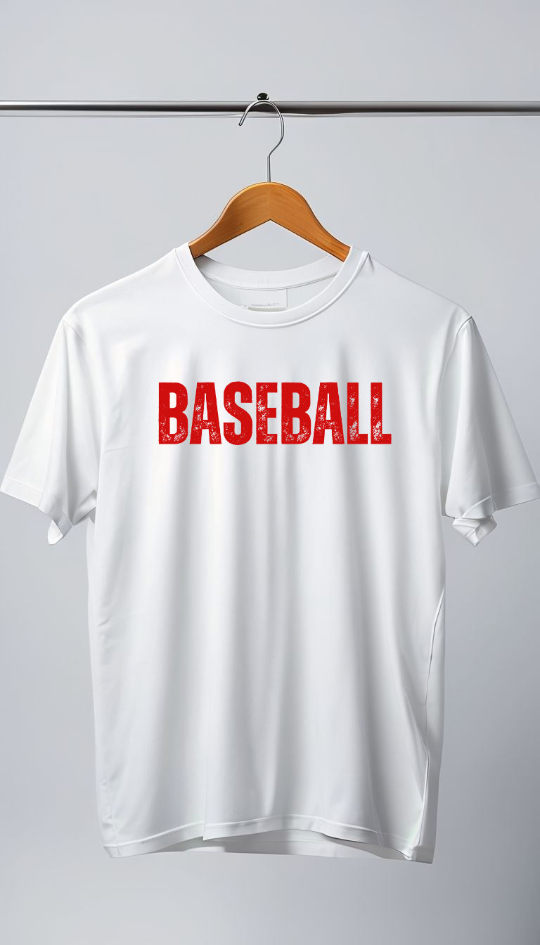 Red Baseballs and Bows Short Sleeve Tee