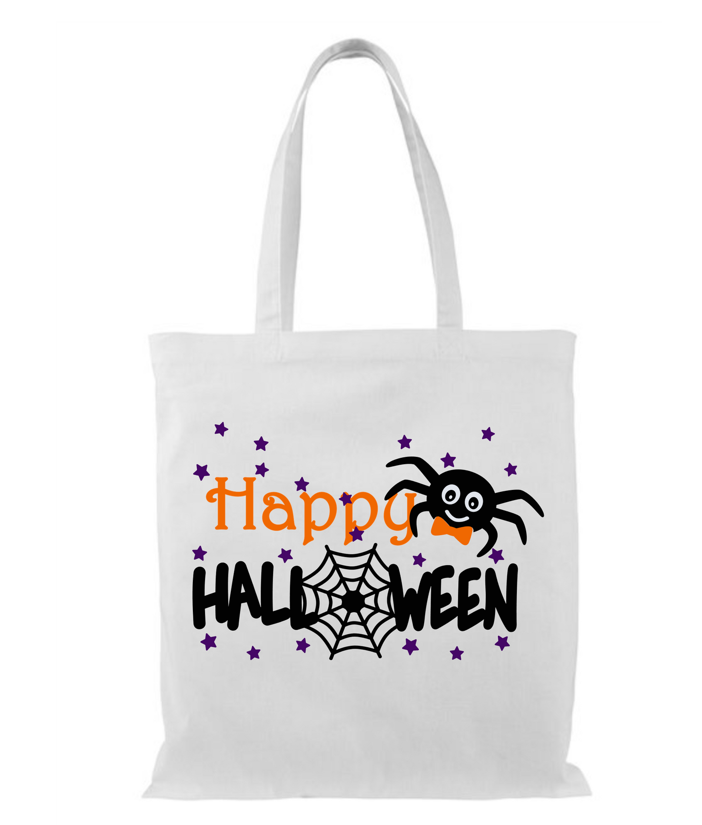 Halloween Trick or Treat Bag Bowtie Spider