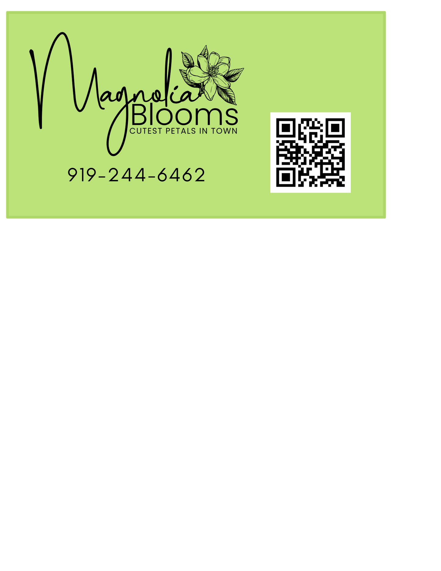 Magnolia Blooms Magnets