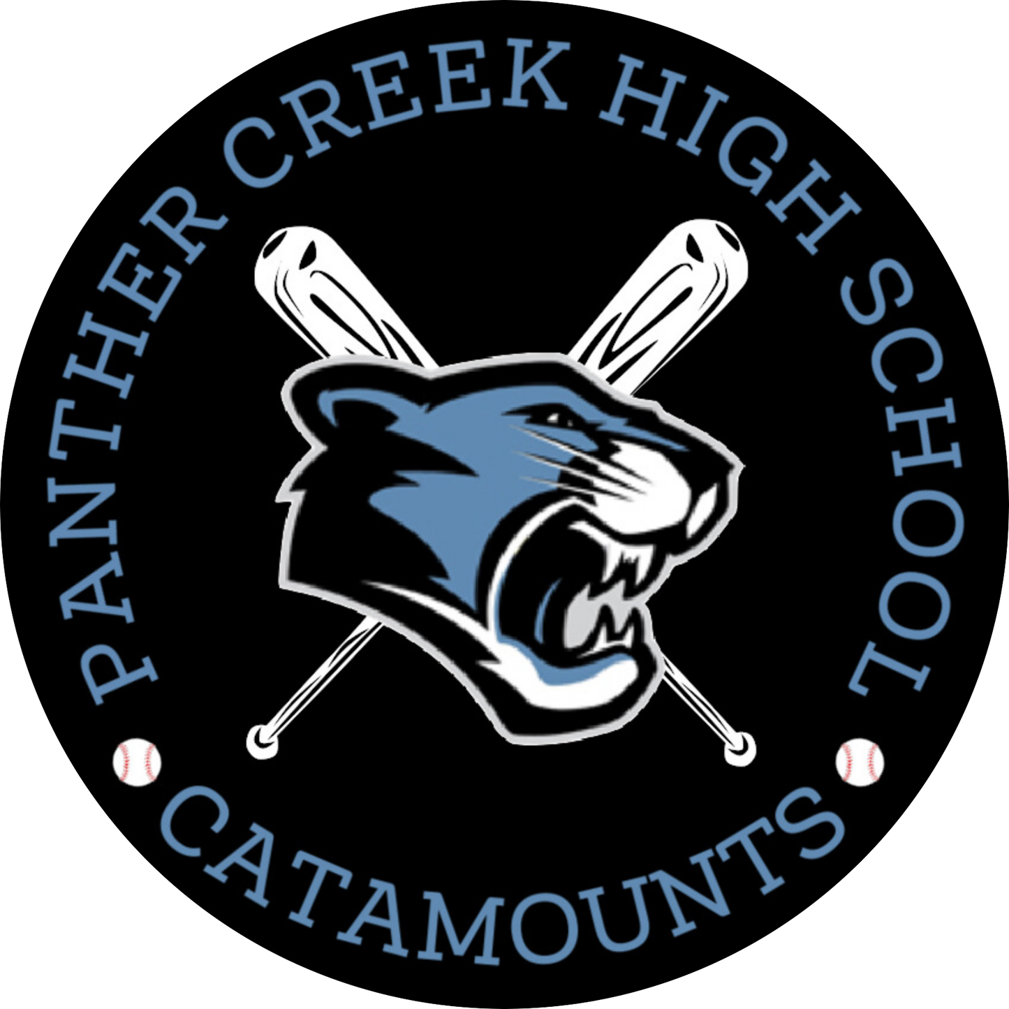 PC Baseball Magnet-5 inch circle-Qty 50