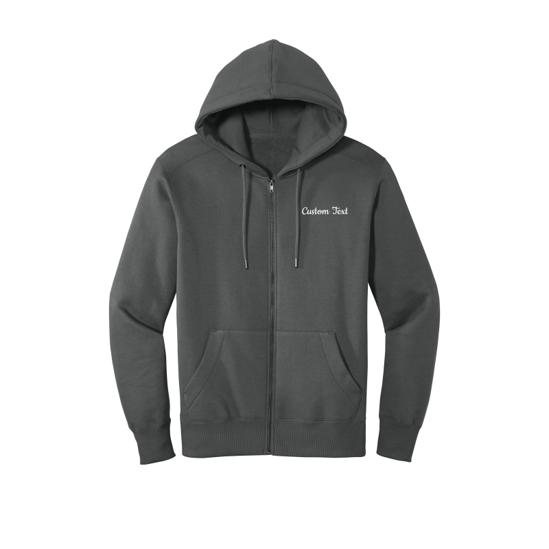 SGA Unisex Fleece Full Zip Hoodie DT 1103