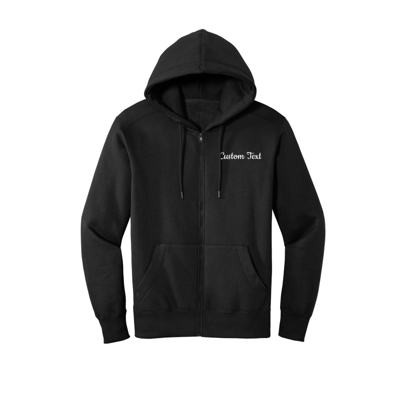 SGA Unisex Fleece Full Zip Hoodie DT 1103