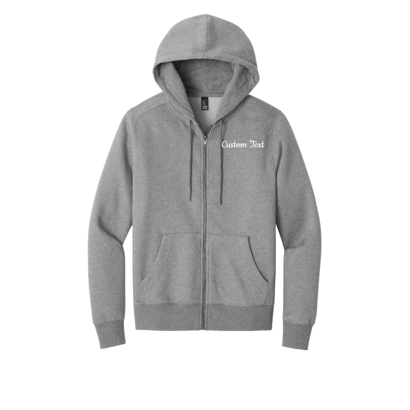 SGA Unisex Fleece Full Zip Hoodie DT 1103
