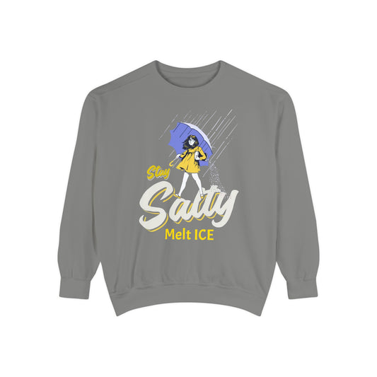 Stay Salt Unisex Garment-Dyed Sweatshirt