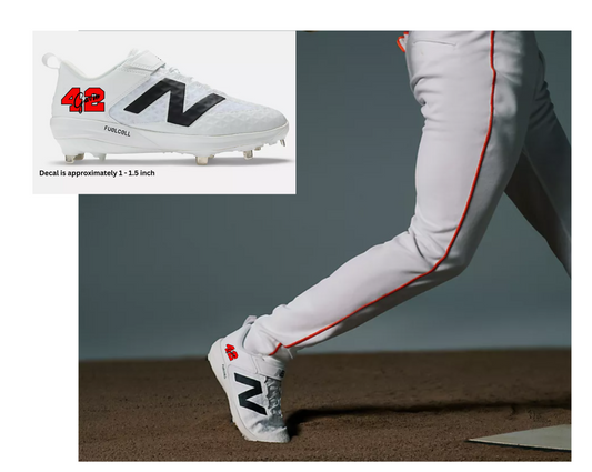 Custom Cleats Decal-Set of 2
