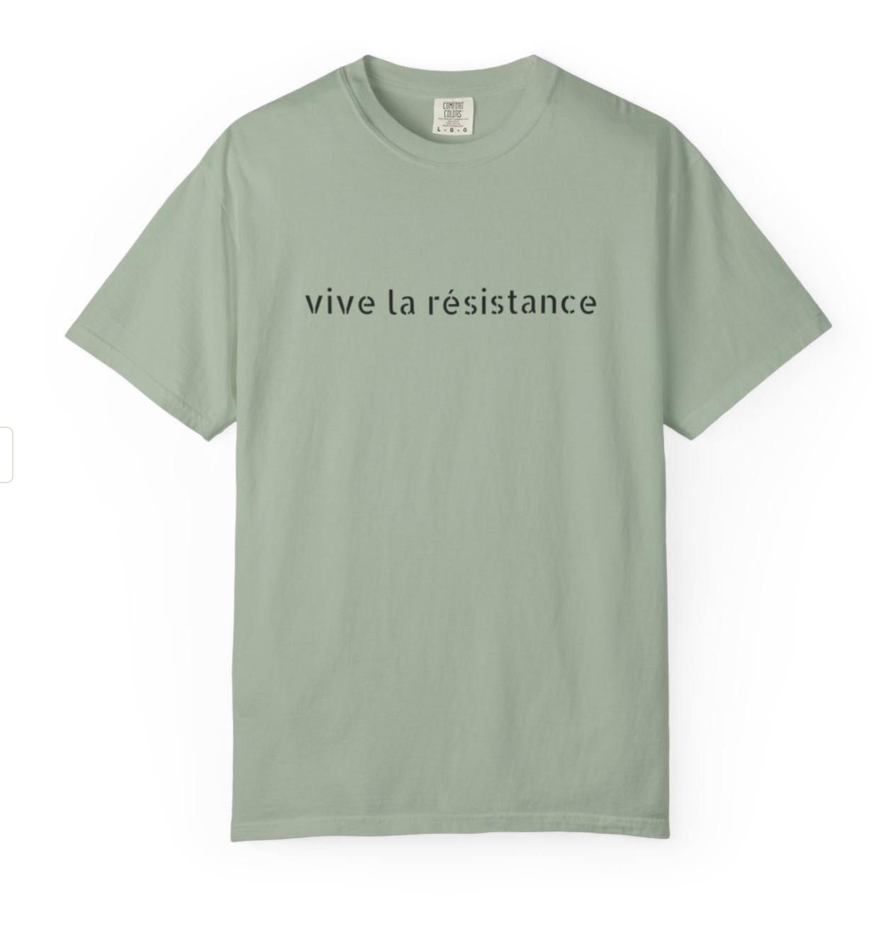 Vive la Résistance T-Shirt — Minimalist French Slogan Tee