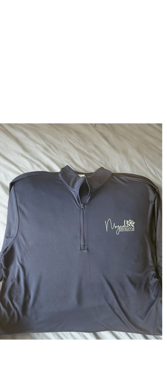Magnolia Blooms 1/4 zip pullover