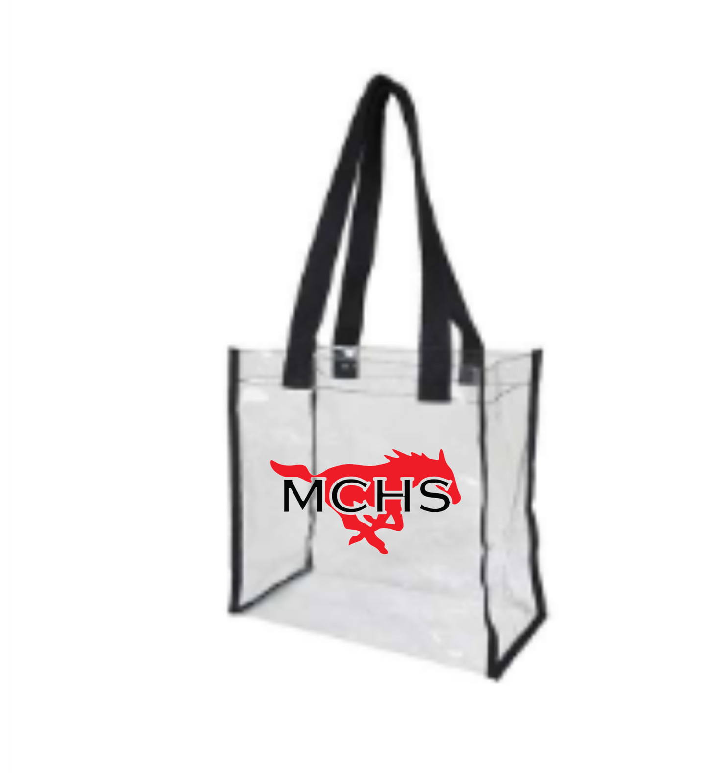 Mustangs Clear Tote